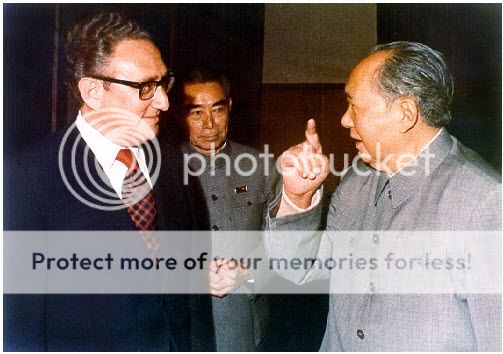 Kissinger and Nixon put much faith in Mao. Kissinger refers to him as 