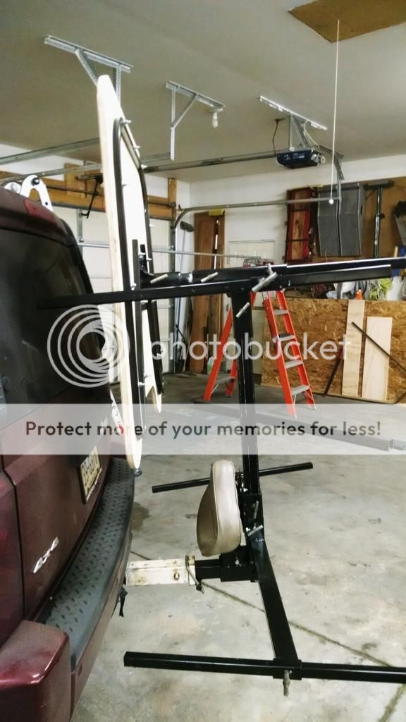 Portable Shooting Bench Receiver Hitch