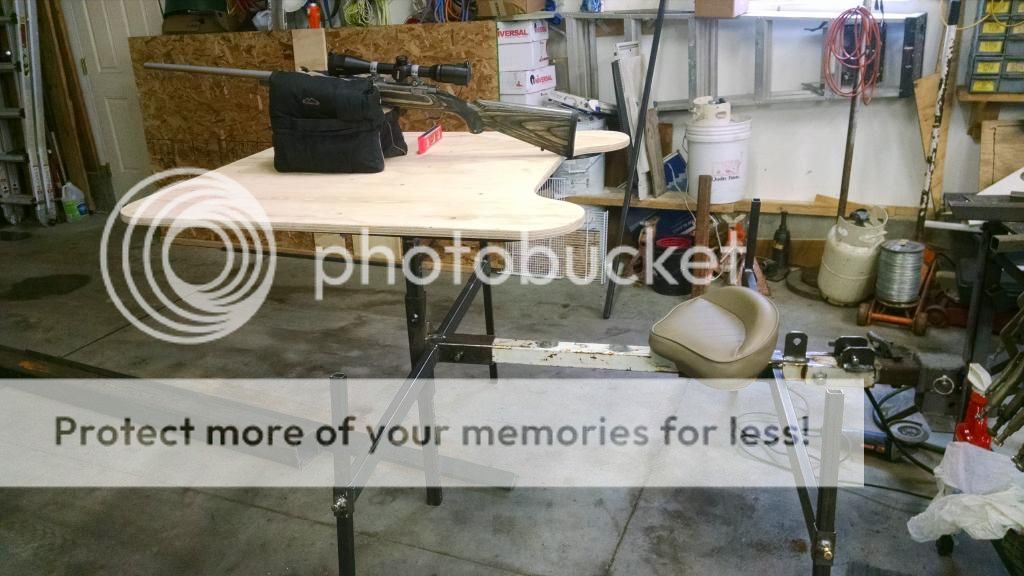 Portable Shooting Bench Receiver Hitch