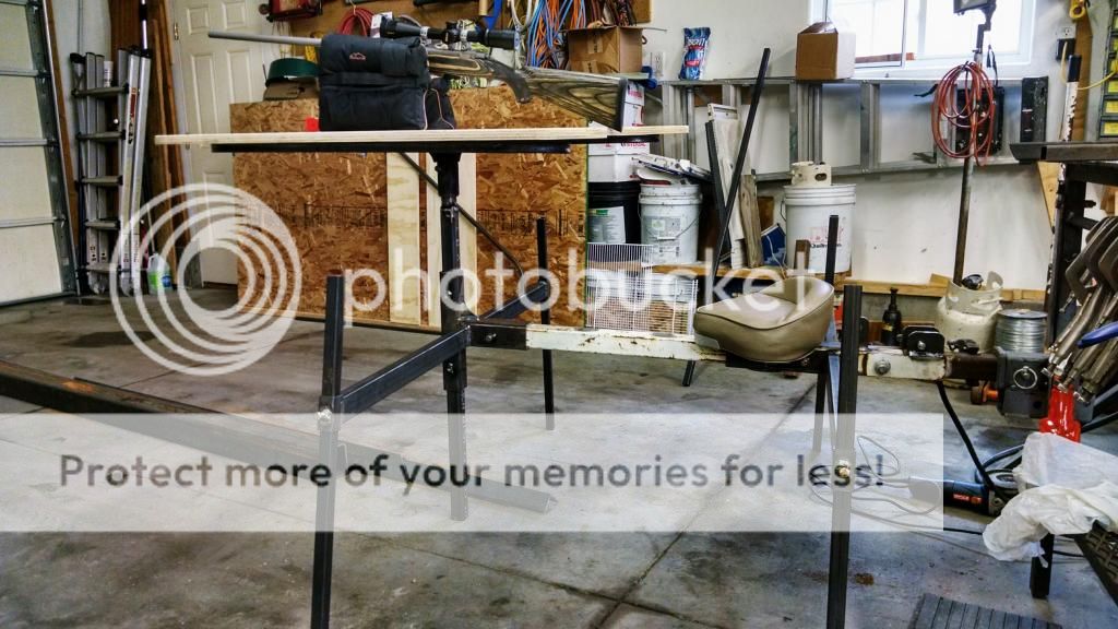 Portable Shooting Bench Receiver Hitch