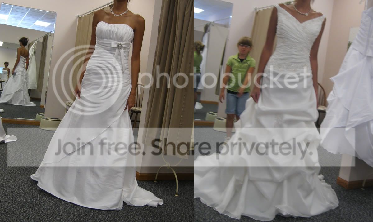Finding the dress... :  wedding Sidebyside2