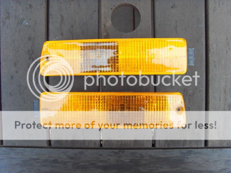 Genuine Vw Golf Gti Mk2 Orange Bumper Indicators Volkswagen