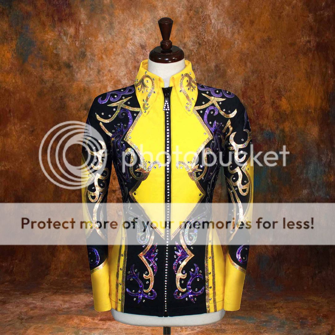 MEDIUM Showmanship Pleasure Horsemanship Show Jacket Shirt Rodeo Queen Western