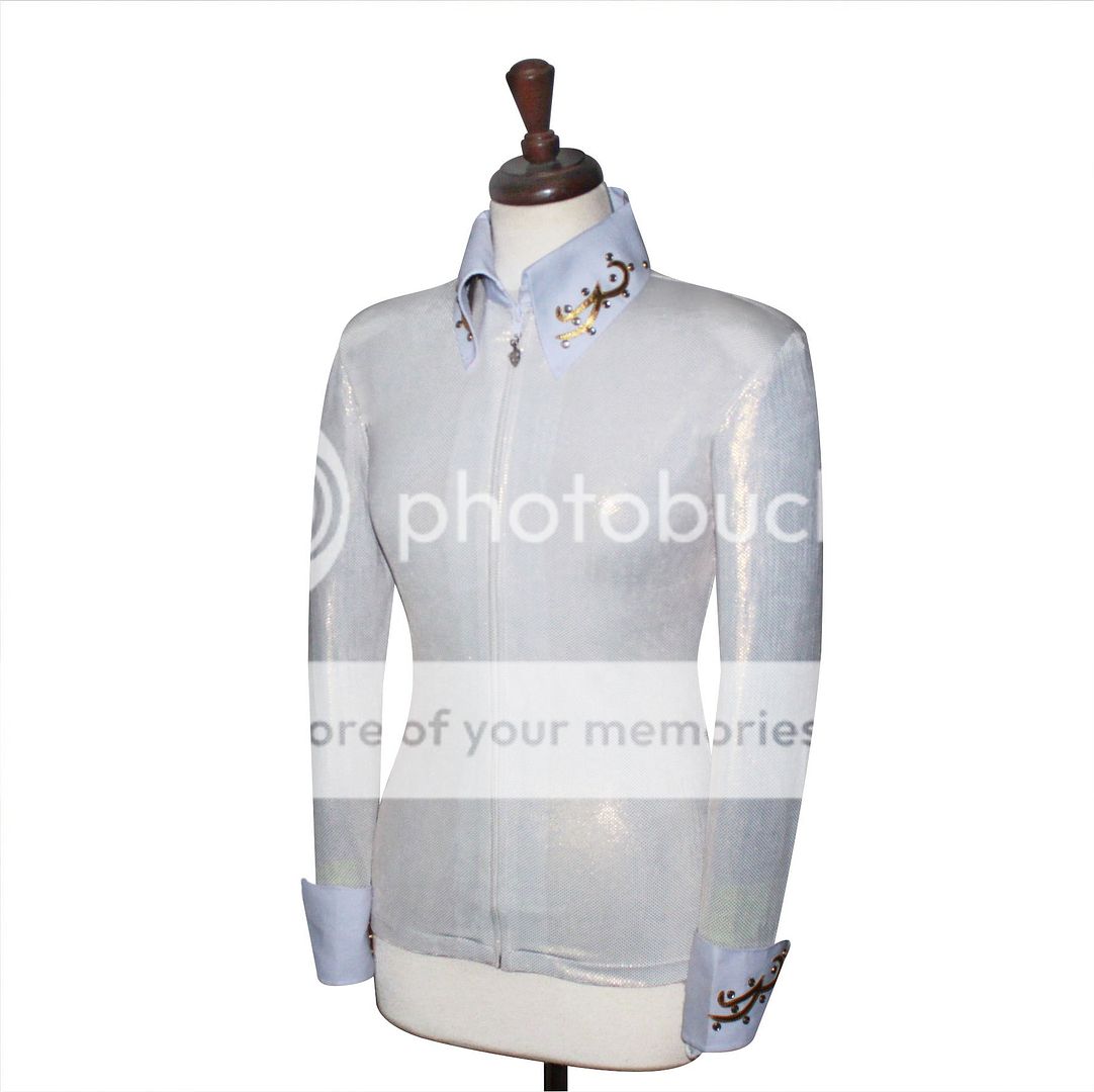 MEDIUM Showmanship Pleasure Horsemanship Show Jacket Shirt Rodeo Queen Western
