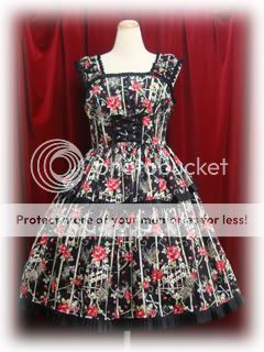 AATP rose jail bustle jsk - black Pictures, Images and Photos